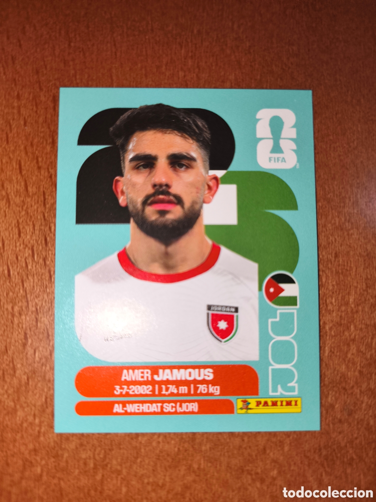 Cromos de F&uacute;tbol: JOR14 Amer Jamous JOR 14 Fifa World Cup 2026 Jordania
