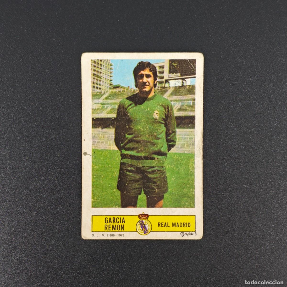 Cromos de F&uacute;tbol: CROMO FUTBOL LIGA ESTE GARCIA REMON REAL MADRID NUNCA PEGADO SIN PEGAR 73 74 1973 1974 RA526