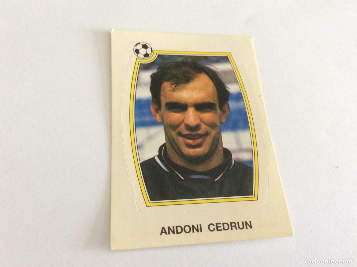 Cromos de F&uacute;tbol: 47 Andoni Cedr&uacute;n Real Zaragoza Estrellas de la Liga F&uacute;tbol 92 93 Panini 1992