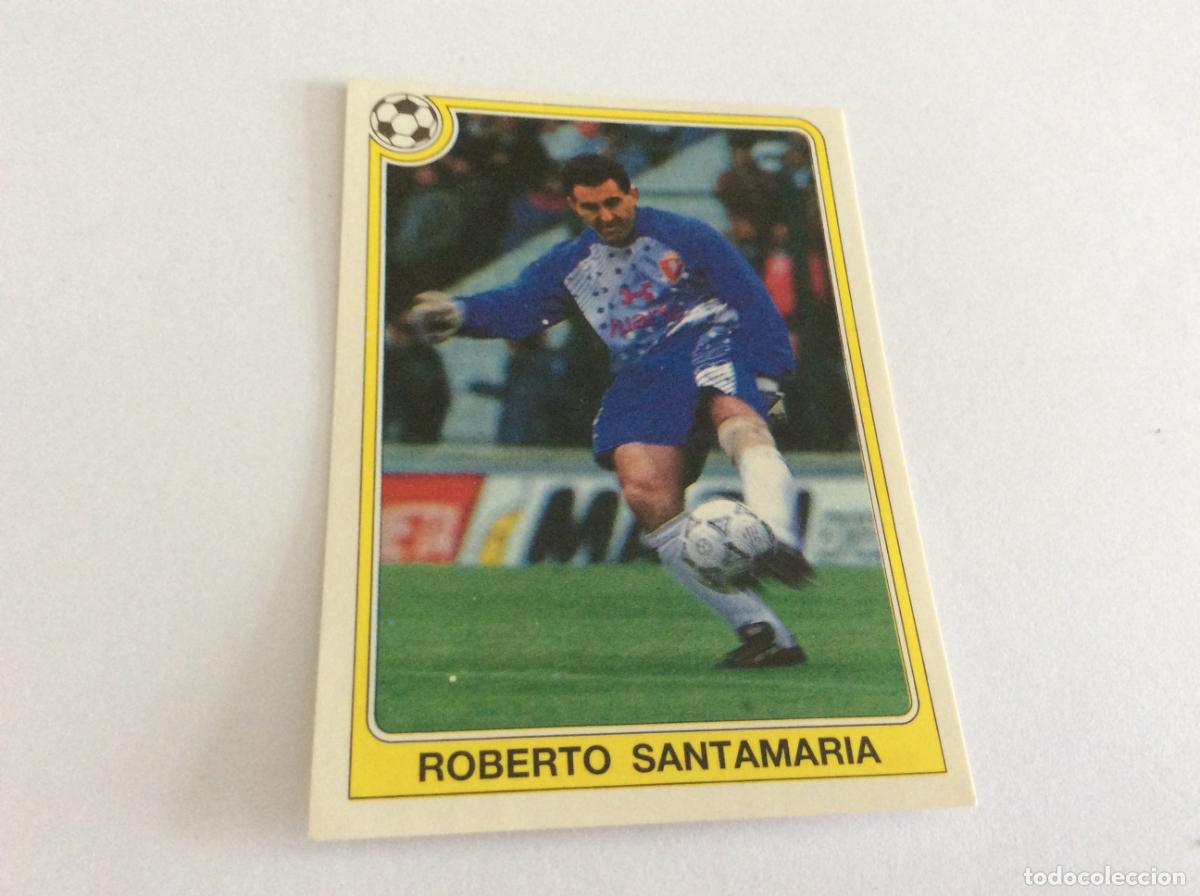 Cromos de F&uacute;tbol: 49 Roberto Santamaria Osasuna Estrellas de la Liga F&uacute;tbol 92 93 Panini 1992
