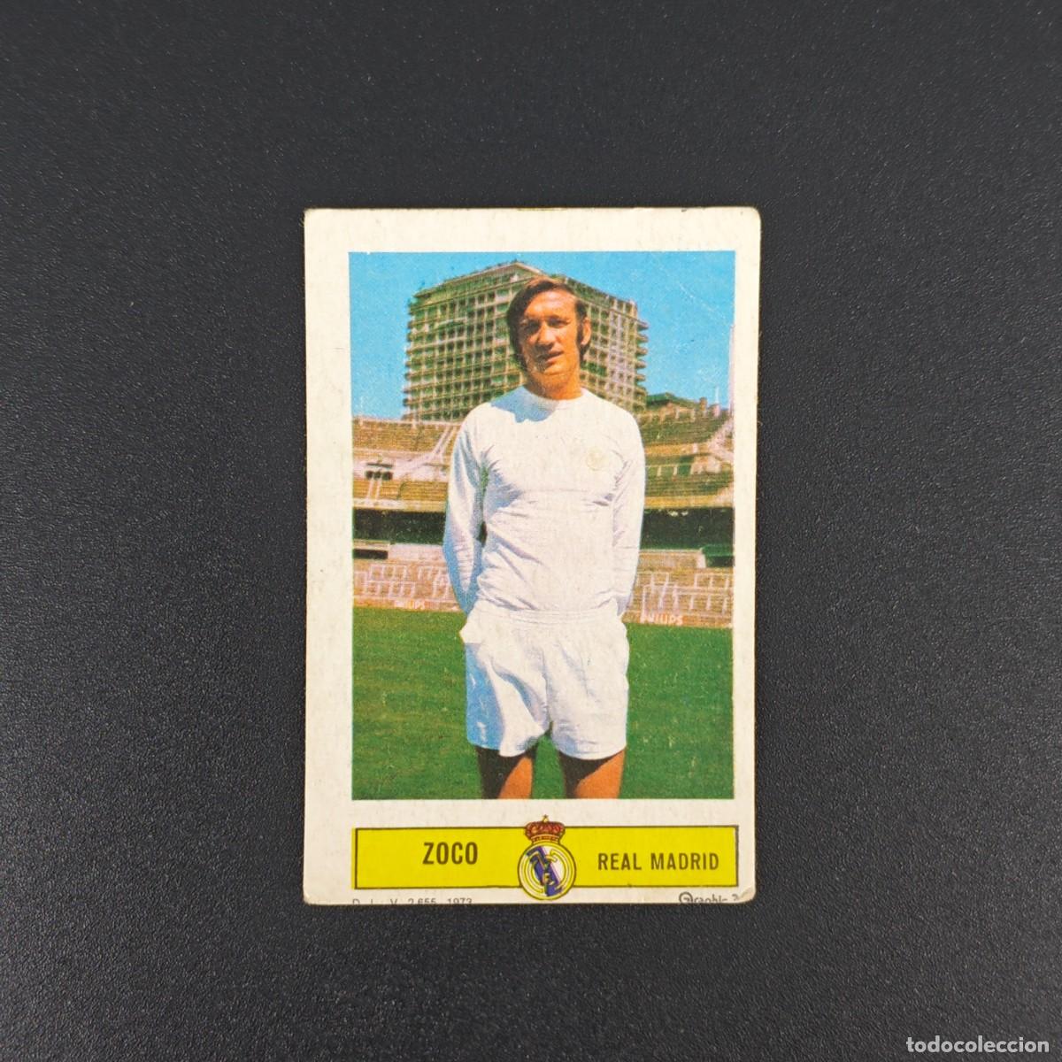 Cromos de F&uacute;tbol: CROMO FUTBOL LIGA ESTE ZOCO REAL MADRID NUNCA PEGADO SIN PEGAR 73 74 1973 1974 RA526
