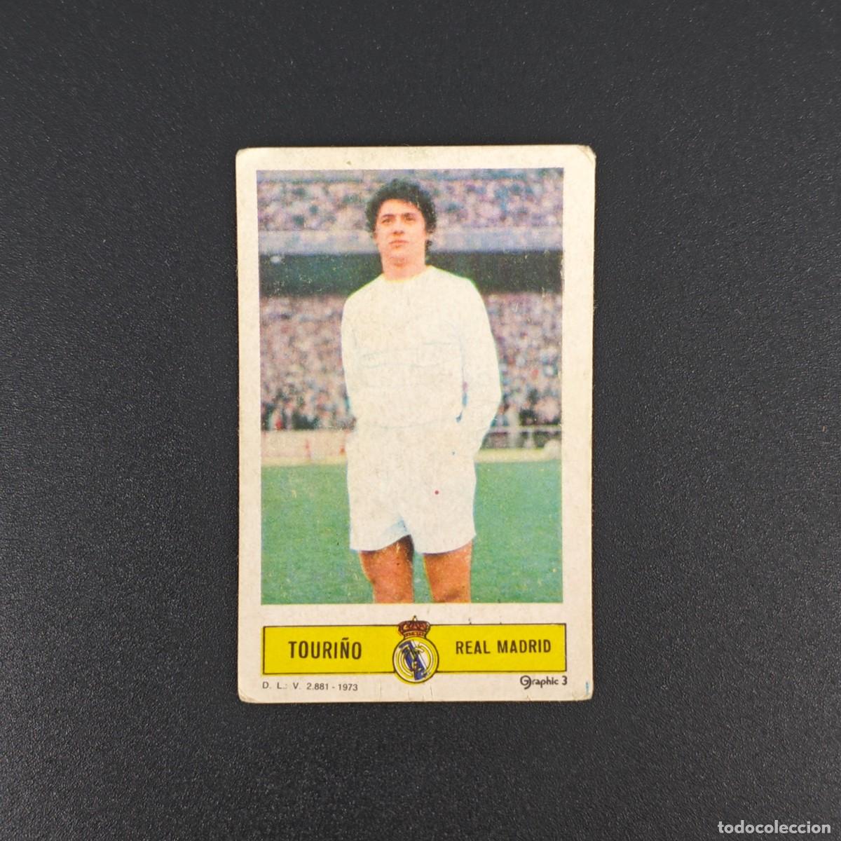 Cromos de F&uacute;tbol: CROMO FUTBOL LIGA ESTE TOURI&Ntilde;O REAL MADRID NUNCA PEGADO SIN PEGAR 73 74 1973 1974 RA526