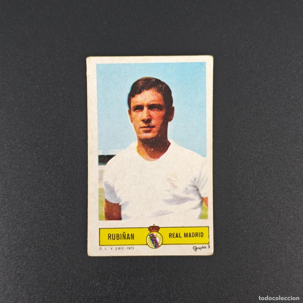 Cromos de F&uacute;tbol: CROMO FUTBOL LIGA ESTE RUBI&Ntilde;AN REAL MADRID NUNCA PEGADO SIN PEGAR 73 74 1973 1974 RA526