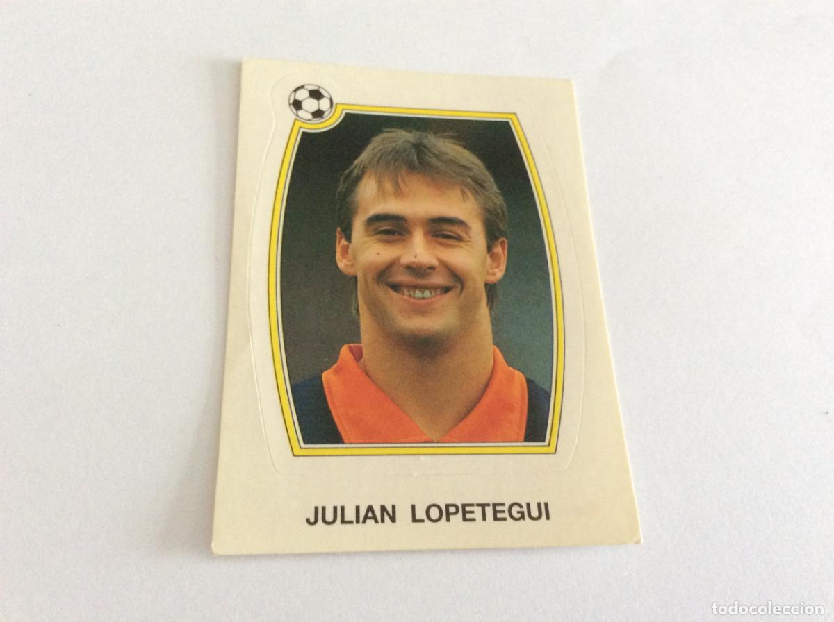 Fu&szlig;ball-Sticker: 50 Julen Lopetegui CD Logro&ntilde;&eacute;s Estrellas de la Liga F&uacute;tbol 92 93 Panini 1992