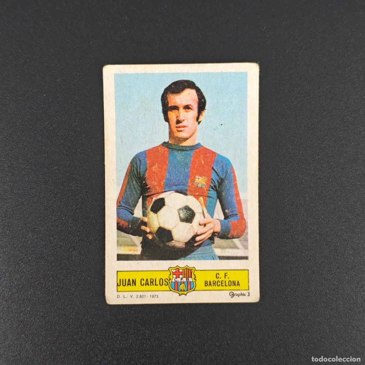 Cromos de F&uacute;tbol: CROMO FUTBOL LIGA ESTE JUAN CARLOS BARCELONA NUNCA PEGADO SIN PEGAR 73 74 1973 1974 RA526