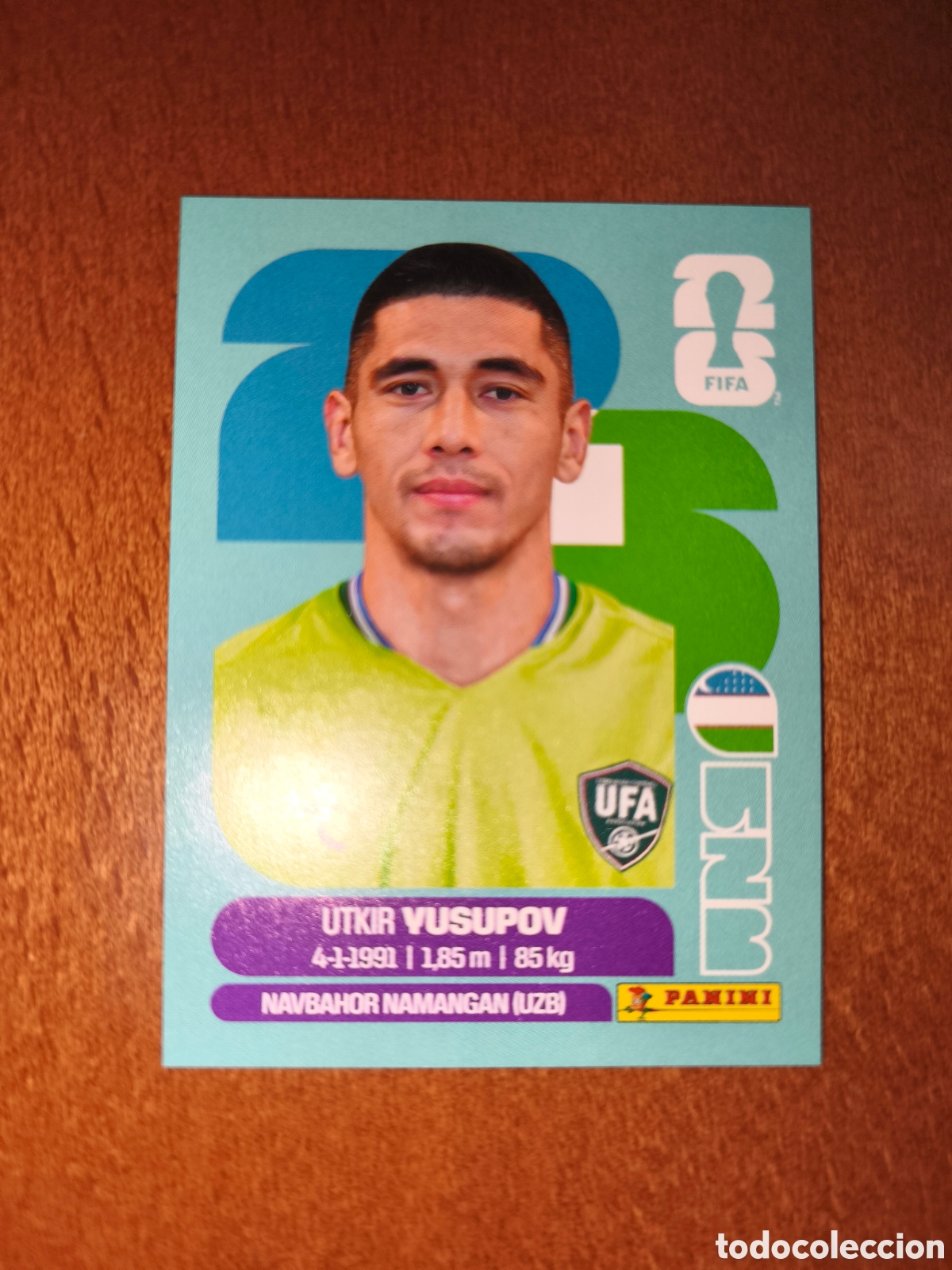 Cromos de F&uacute;tbol: UZB2 Utkir Yusupov UZB 2 Fifa World Cup 2026 Uzbekist&aacute;n