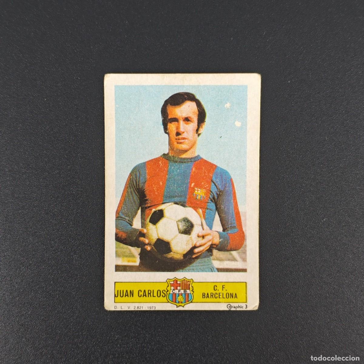 Cromos de F&uacute;tbol: CROMO FUTBOL LIGA ESTE JUAN CARLOS BARCELONA NUNCA PEGADO SIN PEGAR 73 74 1973 1974 RA526