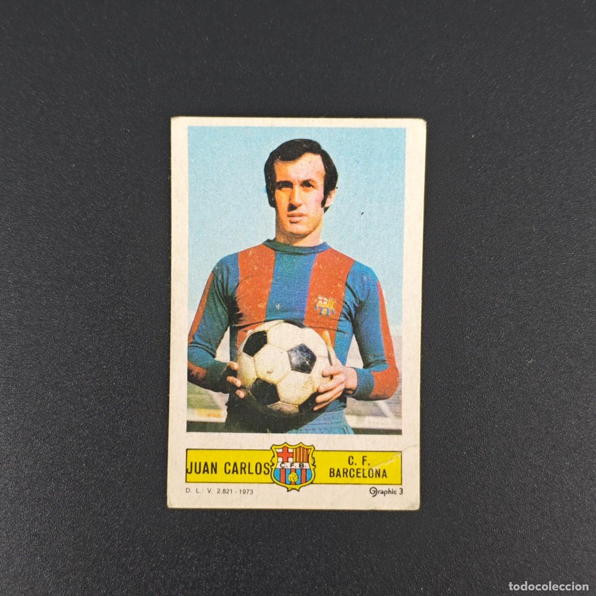 Cromos de F&uacute;tbol: CROMO FUTBOL LIGA ESTE JUAN CARLOS BARCELONA NUNCA PEGADO SIN PEGAR 73 74 1973 1974 RA526