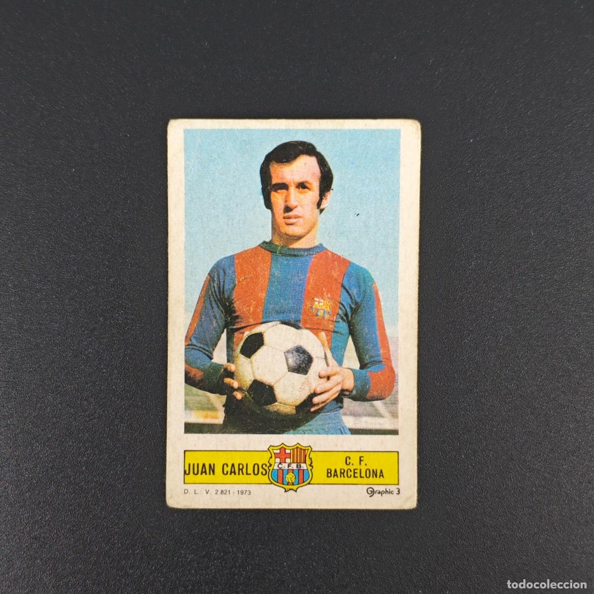 Cromos de F&uacute;tbol: CROMO FUTBOL LIGA ESTE JUAN CARLOS BARCELONA NUNCA PEGADO SIN PEGAR 73 74 1973 1974 RA526