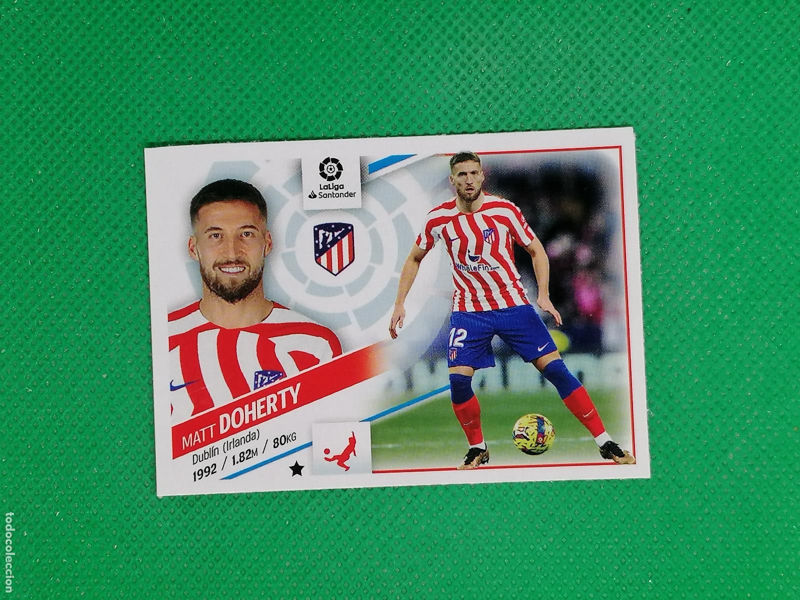 Cromos de F&uacute;tbol: 3 MATT DOHERTY ATLETICO DE MADRID MERCADO INVIERNO ⚽ PANINI LIGA ESTE 22 23 2022 2023 ⚽