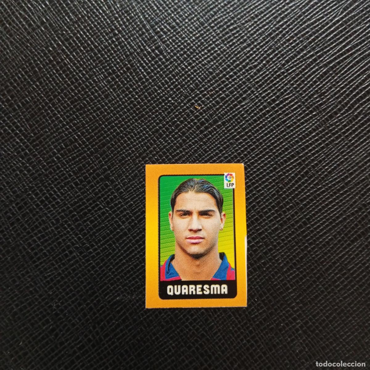 Cromos de F&uacute;tbol: 55 QUARESMA BARCELONA CHICLE LIGA CRACKS 2004 CROMO 04 - SIN PEGAR - A129 PG19
