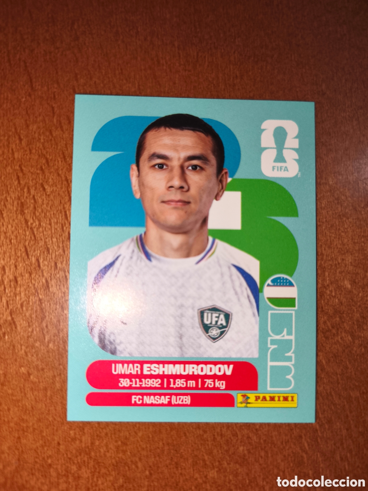 Cromos de F&uacute;tbol: UZB5 Umar Eshmurodov UZB 5 Fifa World Cup 2026 Uzbekist&aacute;n