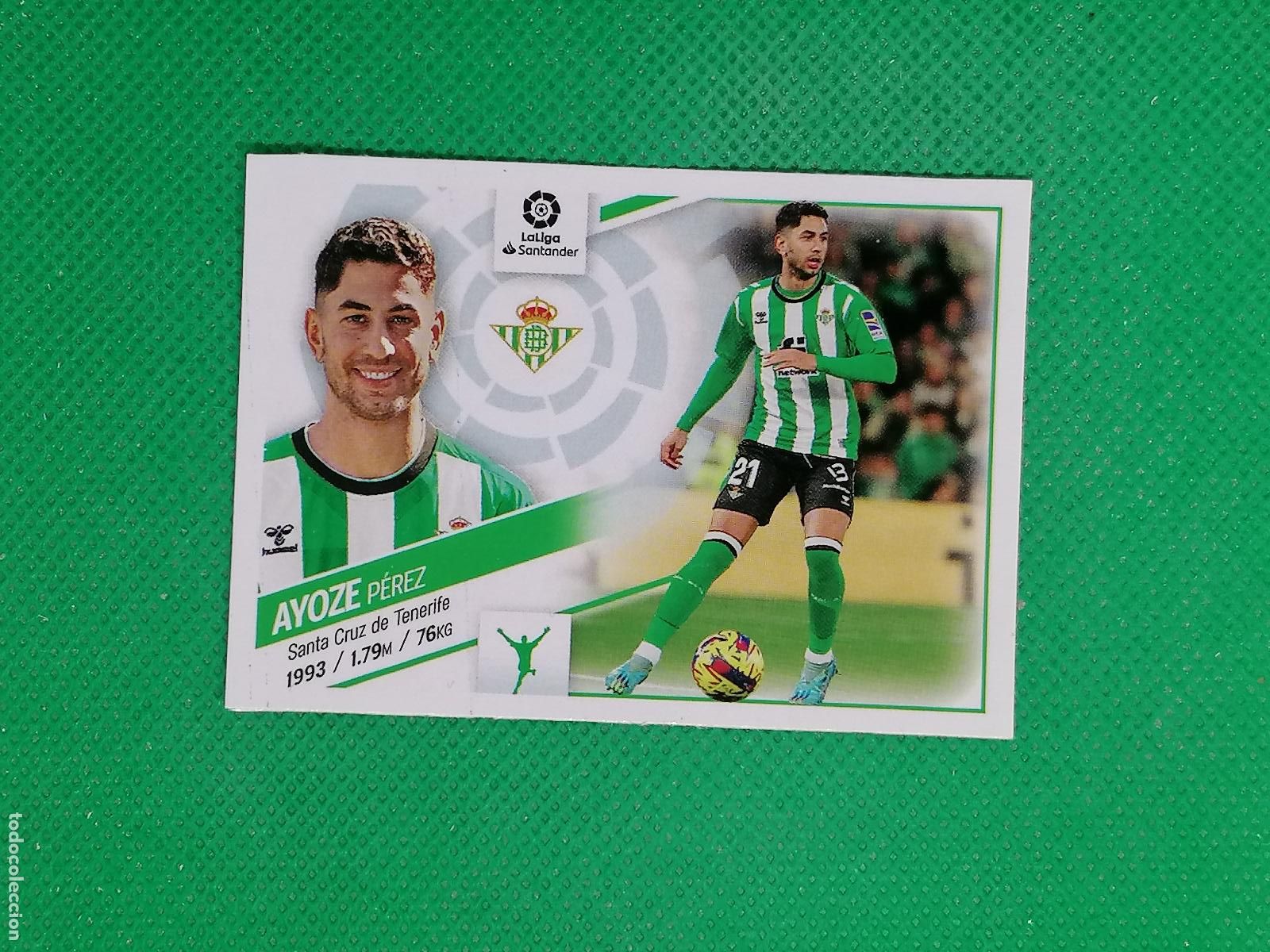 Cromos de F&uacute;tbol: 8 AYOZE PEREZ BETIS MERCADO INVIERNO ⚽ PANINI LIGA ESTE 22 23 2022 2023 ⚽