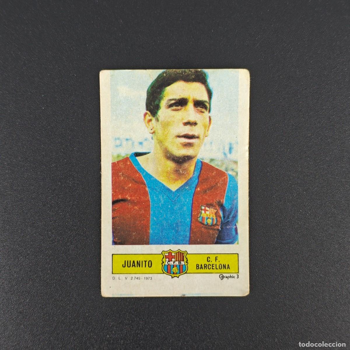 Cromos de F&uacute;tbol: CROMO FUTBOL LIGA ESTE JUANITO BARCELONA NUNCA PEGADO SIN PEGAR 73 74 1973 1974 RA526