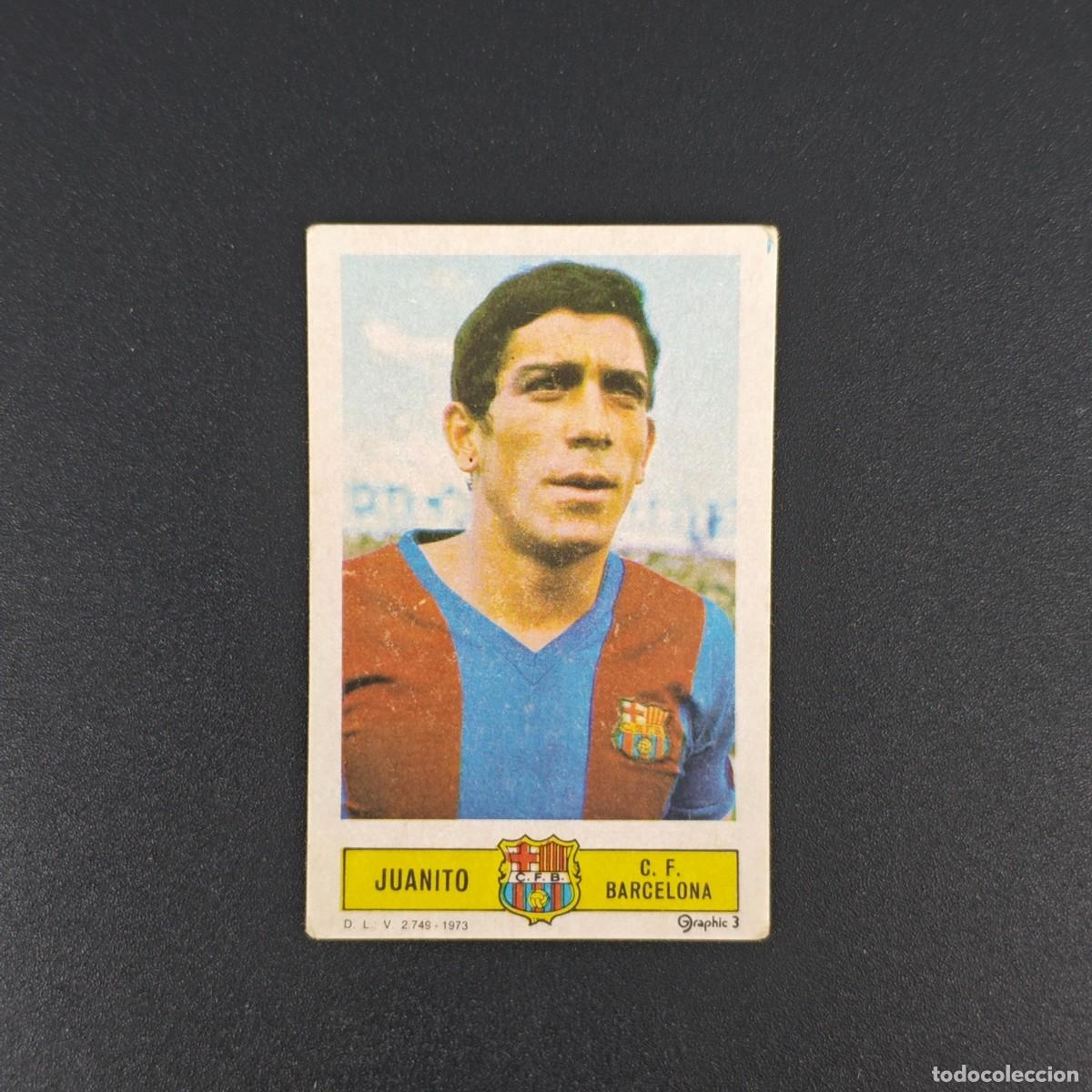Cromos de F&uacute;tbol: CROMO FUTBOL LIGA ESTE JUANITO BARCELONA NUNCA PEGADO SIN PEGAR 73 74 1973 1974 RA526