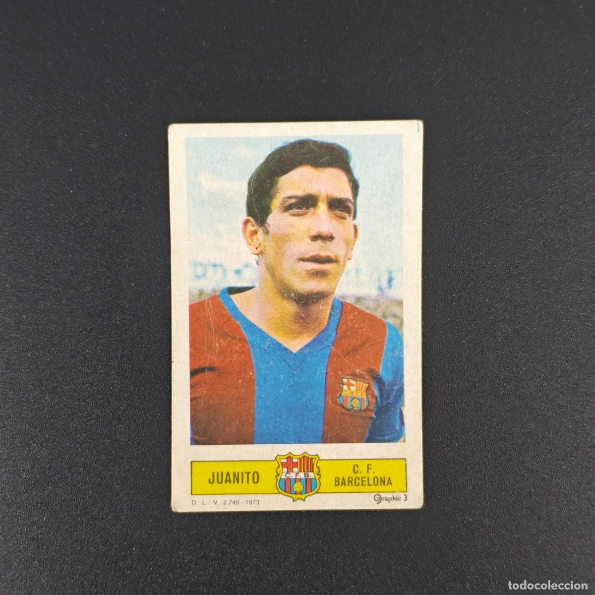 Cromos de F&uacute;tbol: CROMO FUTBOL LIGA ESTE JUANITO BARCELONA NUNCA PEGADO SIN PEGAR 73 74 1973 1974 RA526