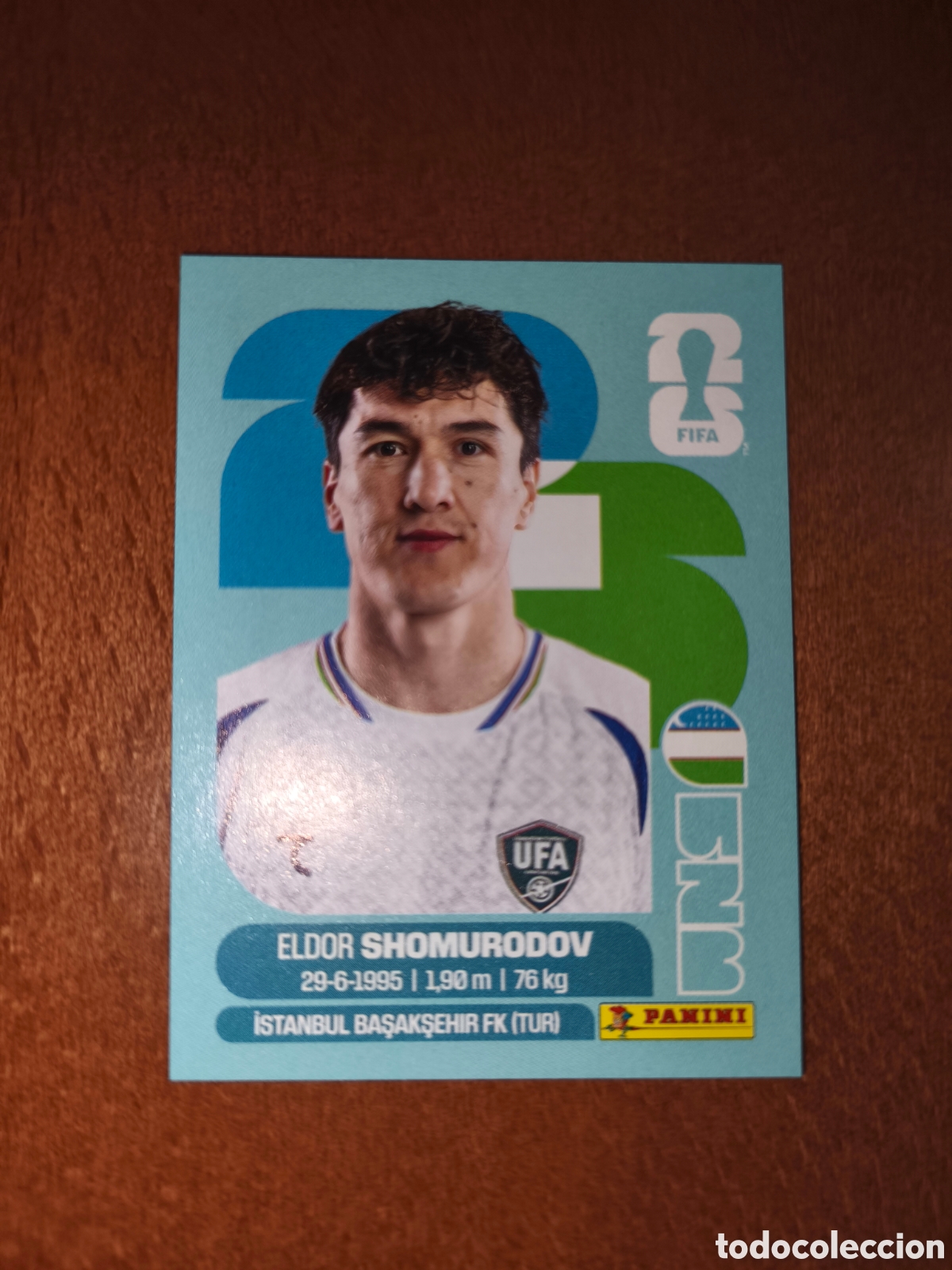 Cromos de F&uacute;tbol: UZB16 Eldor Shomurodov UZB 16 Fifa World Cup 2026 Uzbekist&aacute;n