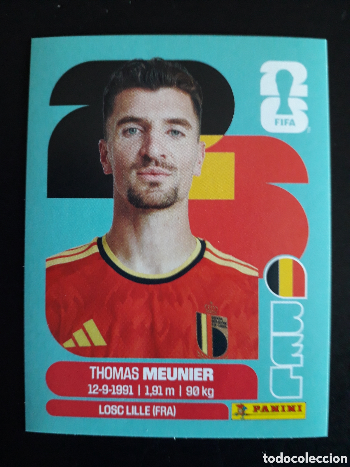 Cromos de F&uacute;tbol: MEUNIER B&Eacute;LGICA BEL 8 MUNDIAL F&Uacute;TBOL 2026 FIFA WORLD CUP PANINI SIN PEGAR PEDIDO M&Iacute;NIMO 3&euro;