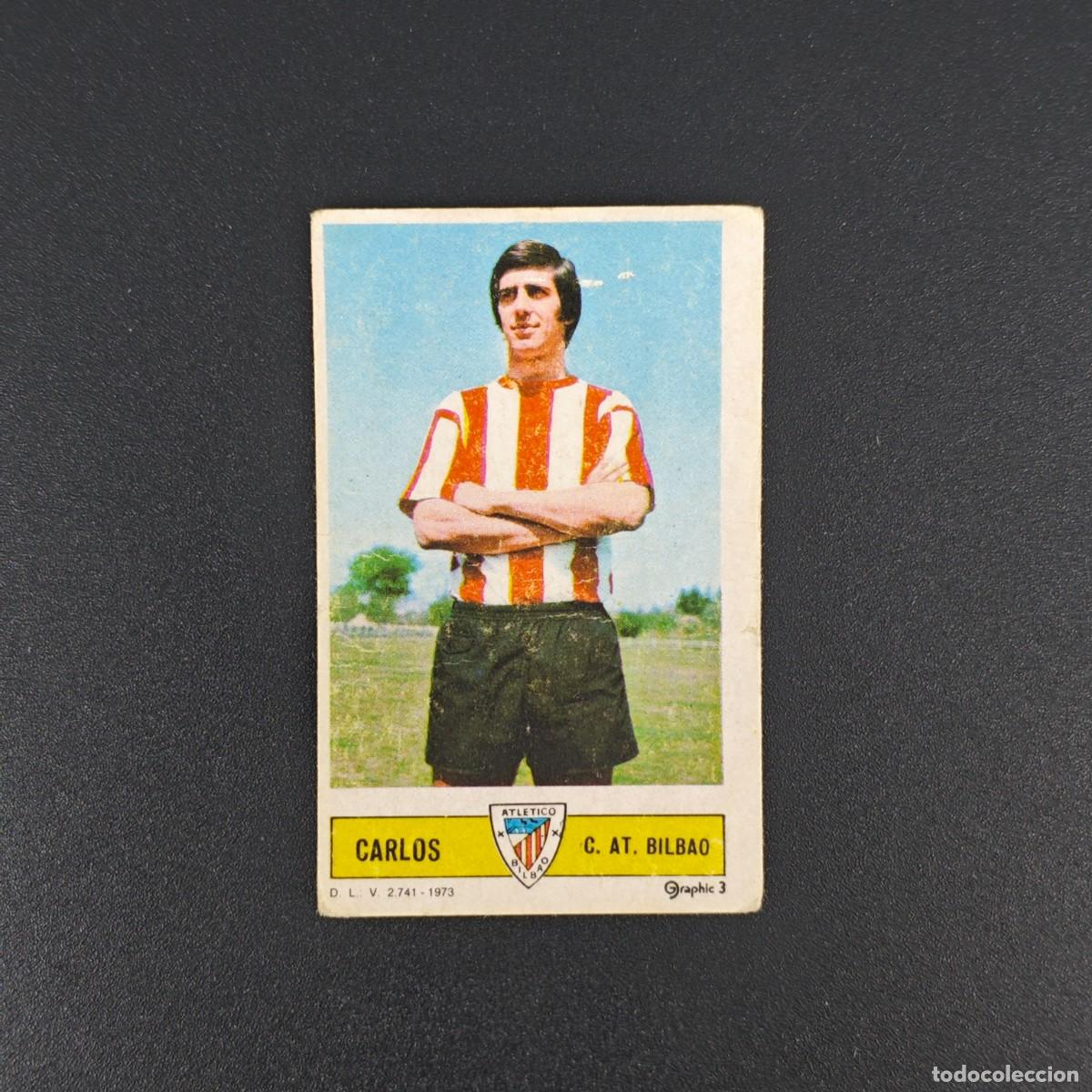 Cromos de F&uacute;tbol: CROMO FUTBOL LIGA ESTE CARLOS ATHLETIC BILBAO NUNCA PEGADO SIN PEGAR 73 74 1973 1974 RA526