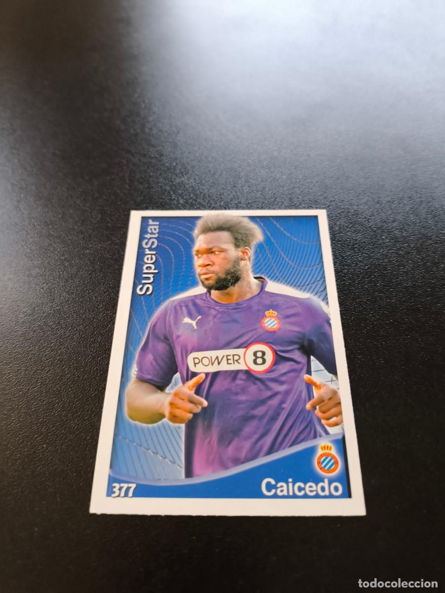 Cromos de F&uacute;tbol: 377 Caicedo SUPERSTAR MATE ESPANYOL MUNDICROMO LIGA 2014 2015 14 15 NO PANINI ESTE