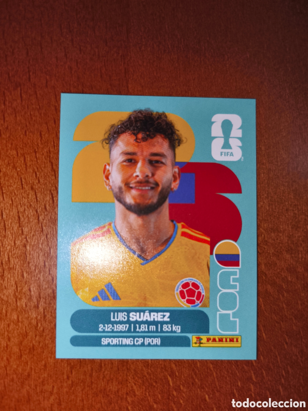 Cromos de F&uacute;tbol: COL19 Luis Su&aacute;rez COL 19 Fifa World Cup 2026 Colombia