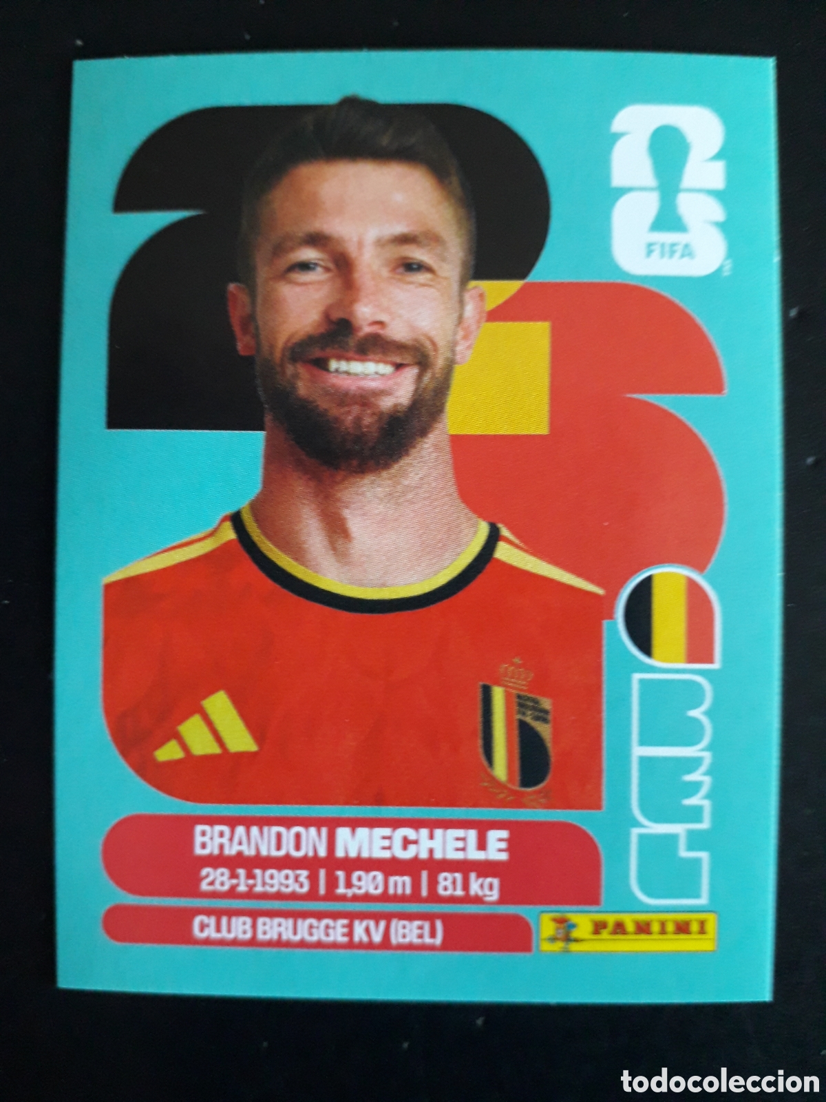 Cromos de F&uacute;tbol: MECHELE B&Eacute;LGICA BEL 6 MUNDIAL F&Uacute;TBOL 2026 FIFA WORLD CUP PANINI SIN PEGAR PEDIDO M&Iacute;NIMO 3&euro;