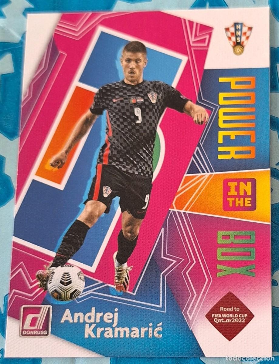 Cromos de F&uacute;tbol: Andrej Kramaric Croacia Panini Donruss Soccer Power in the Box