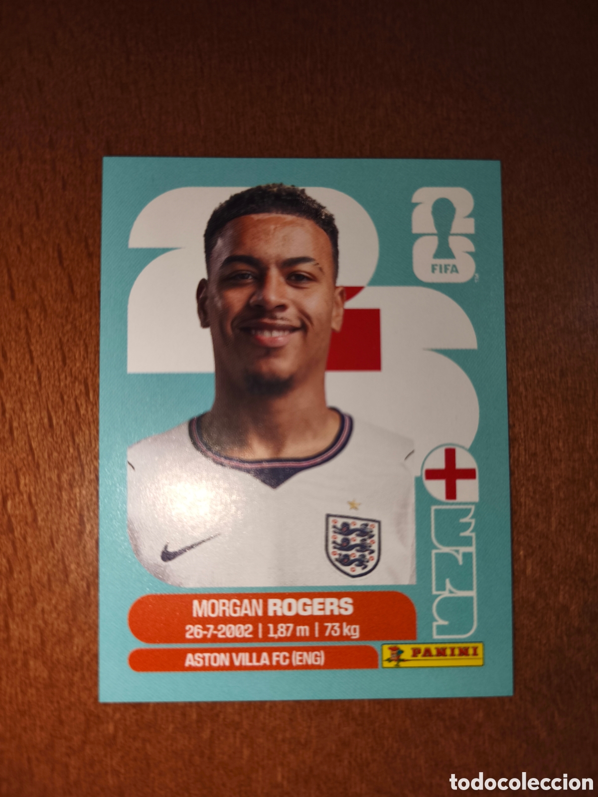 Cromos de F&uacute;tbol: ENG14 Morgan Rogers ENG 14 Fifa World Cup 2026 Inglaterra