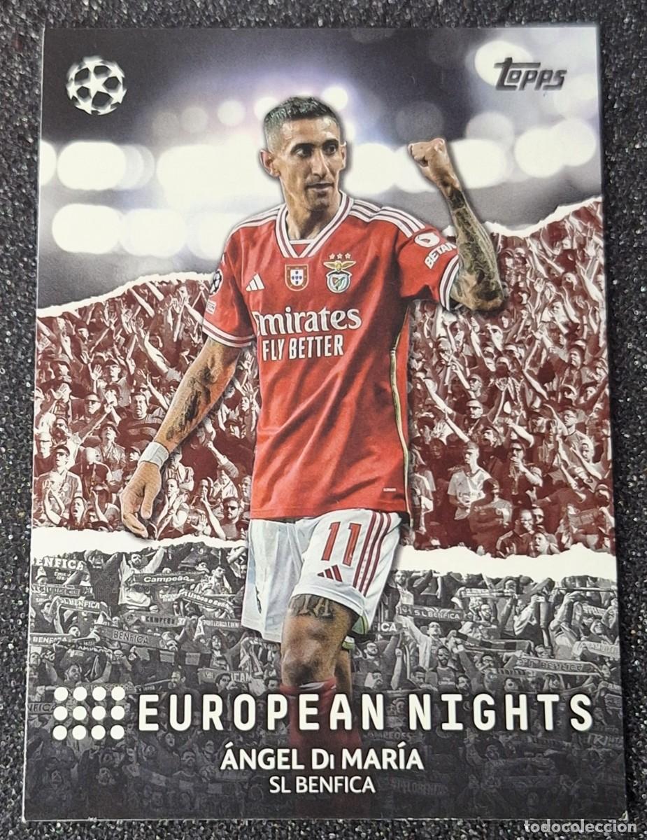 Cromos de F&uacute;tbol: Angel Di Maria Benfica Topps Soccer European Nights