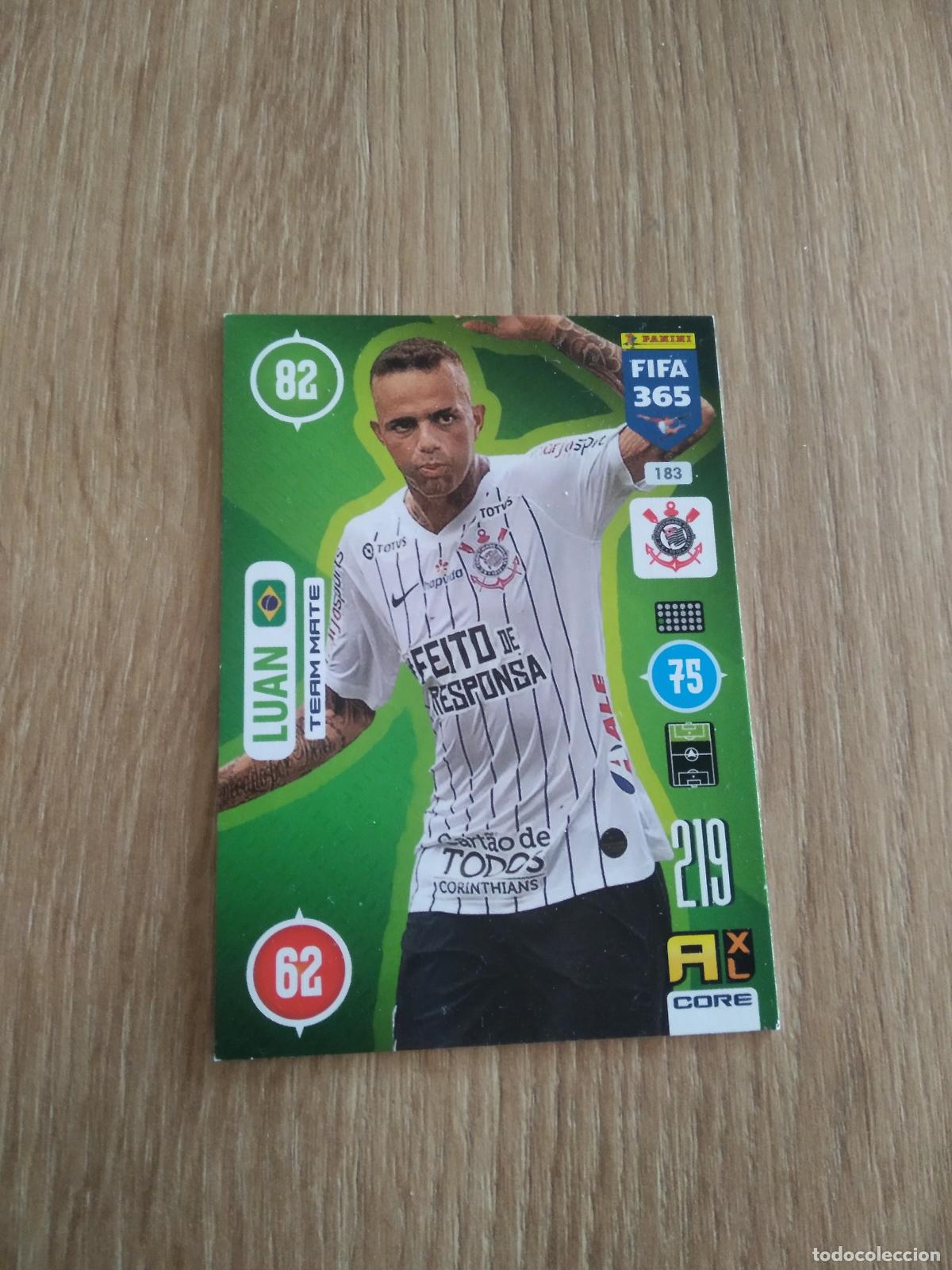 Cromos de F&uacute;tbol: 183 LUAN CORINTHIANS CROMO FUTBOL PANINI ADRENALYN 20-21 FIFA 365 2020-2021