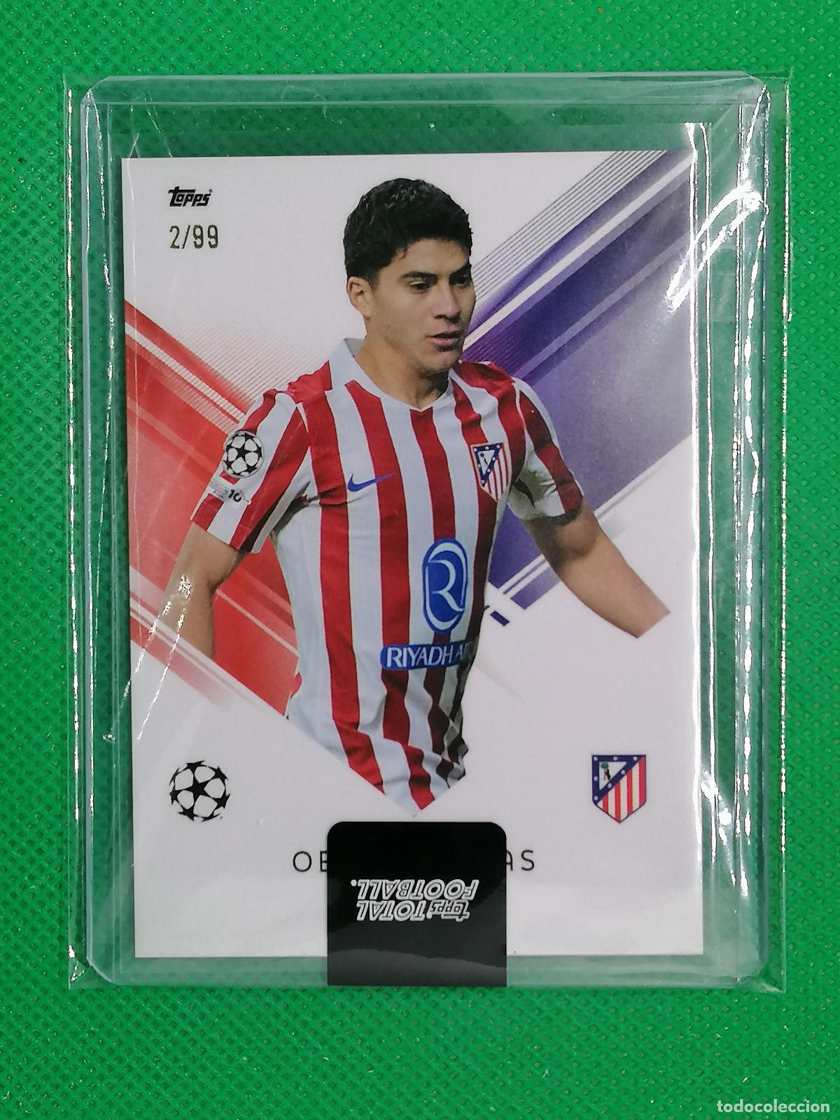 Cromos de F&uacute;tbol: OBED VARGAS ATLETICO DE MADRID BASE CARD /99 ⚽ TTF TOPPS TOTAL FOOTBALL 25 26 2025 2026 ⚽