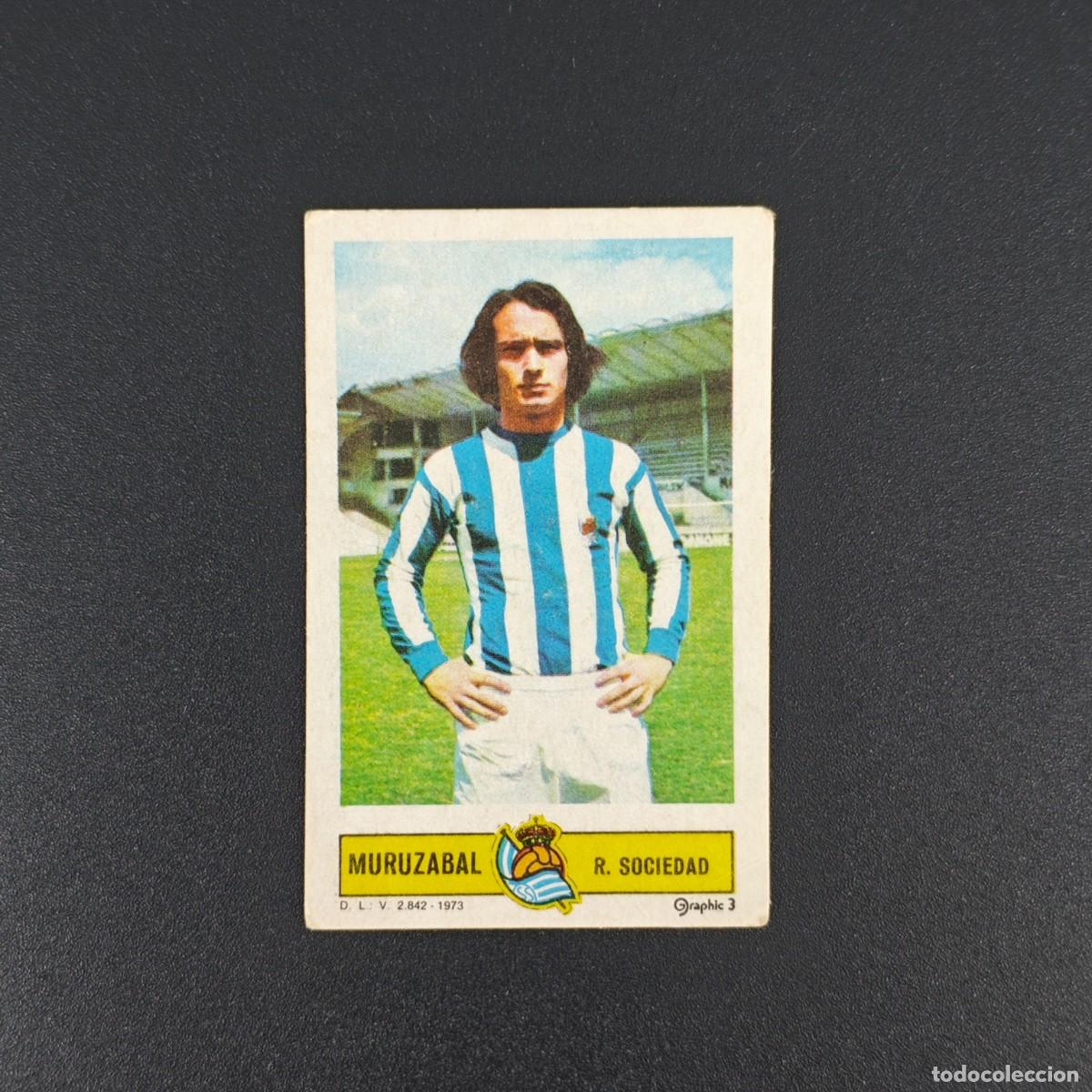 Cromos de F&uacute;tbol: CROMO FUTBOL LIGA ESTE MURUZABAL REAL SOCIEDAD NUNCA PEGADO SIN PEGAR 73 74 1973 1974 RA526