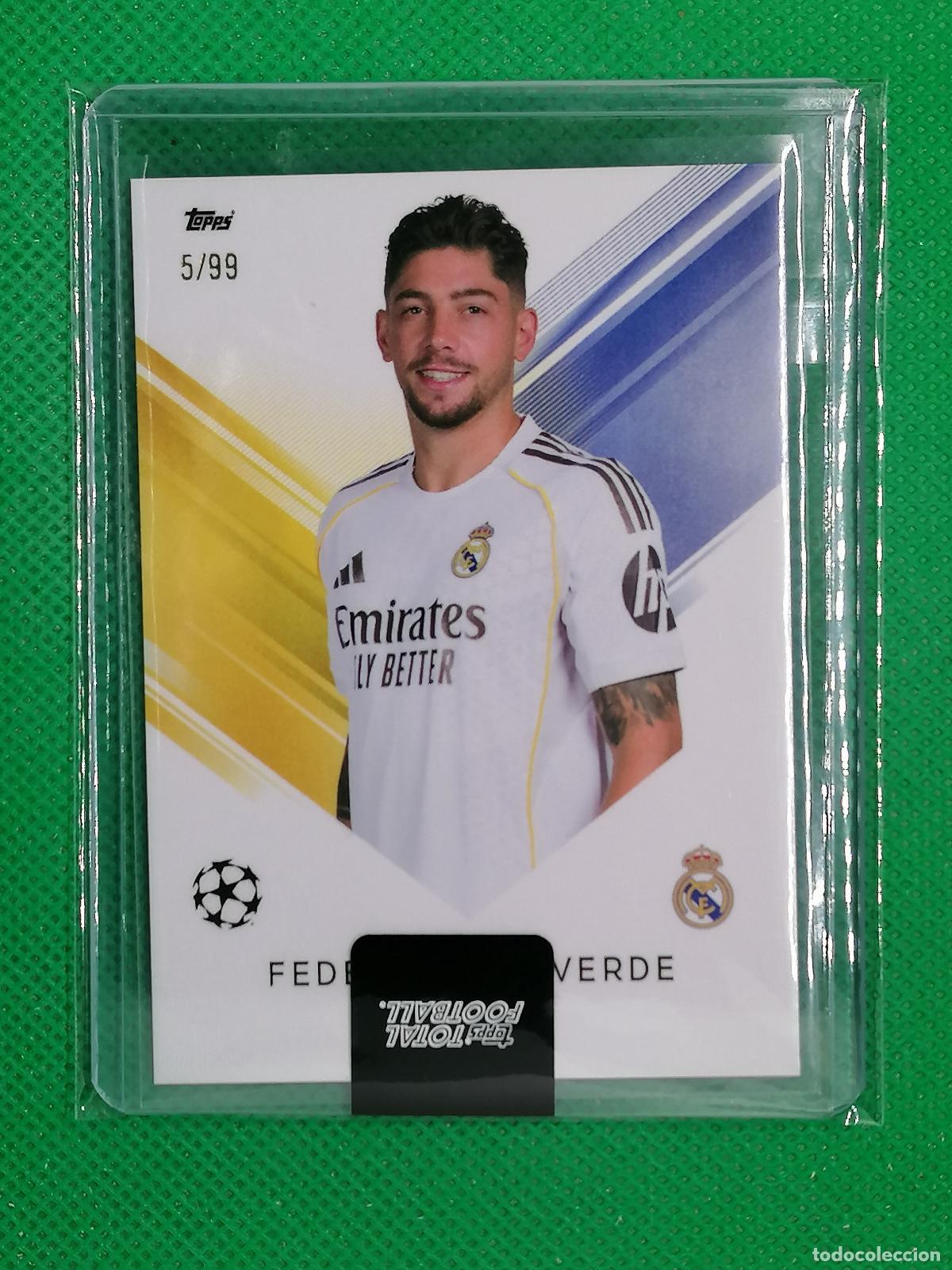 Cromos de F&uacute;tbol: FEDERICO VALVERDE REAL MADRID BASE CARD /99 ⚽ TTF TOPPS TOTAL FOOTBALL 25 26 2025 2026 ⚽