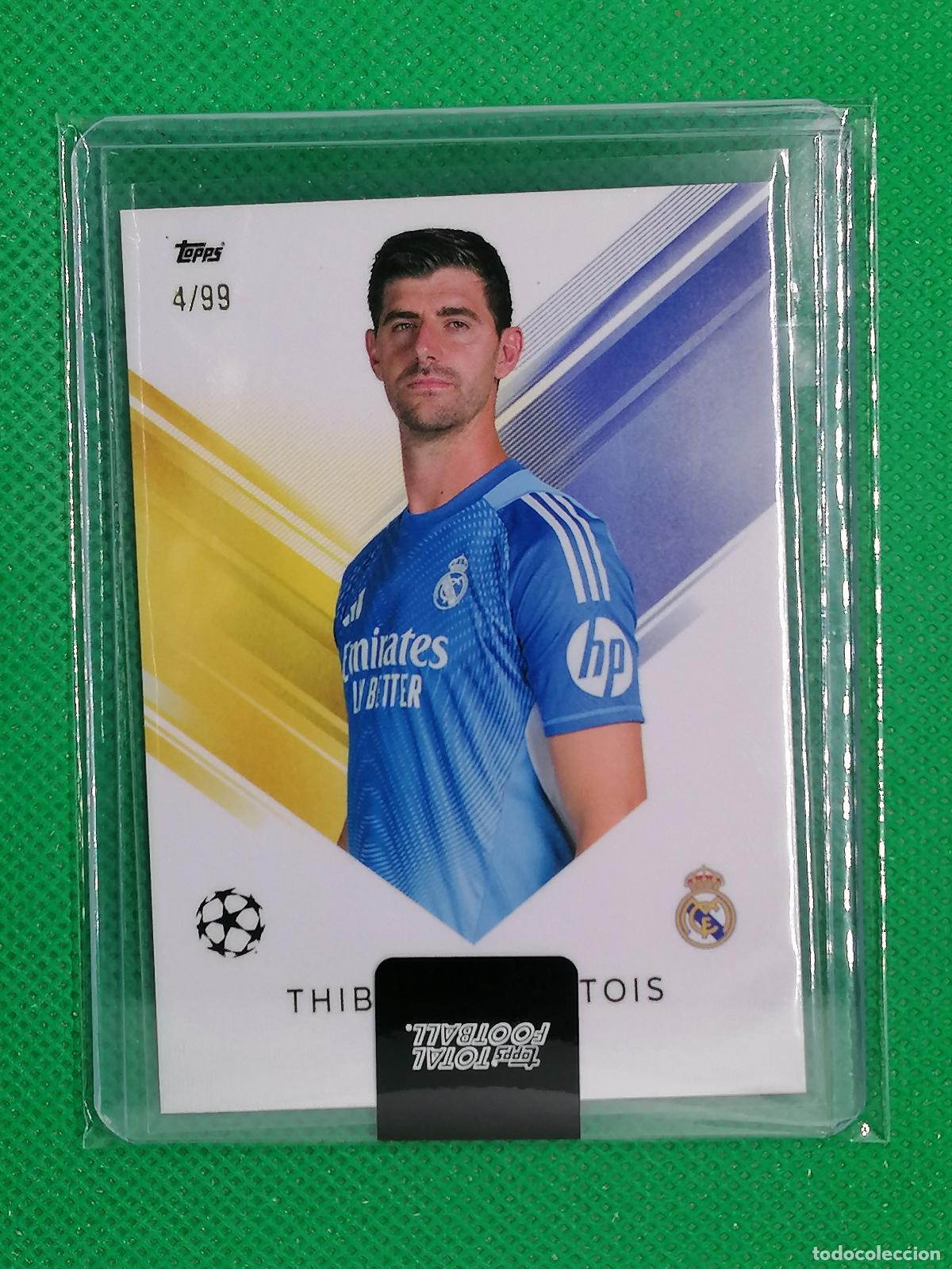 Figurine di Calcio: THIBAUT COURTOIS REAL MADRID BASE CARD /99 ⚽ TTF TOPPS TOTAL FOOTBALL 25 26 2025 2026 ⚽