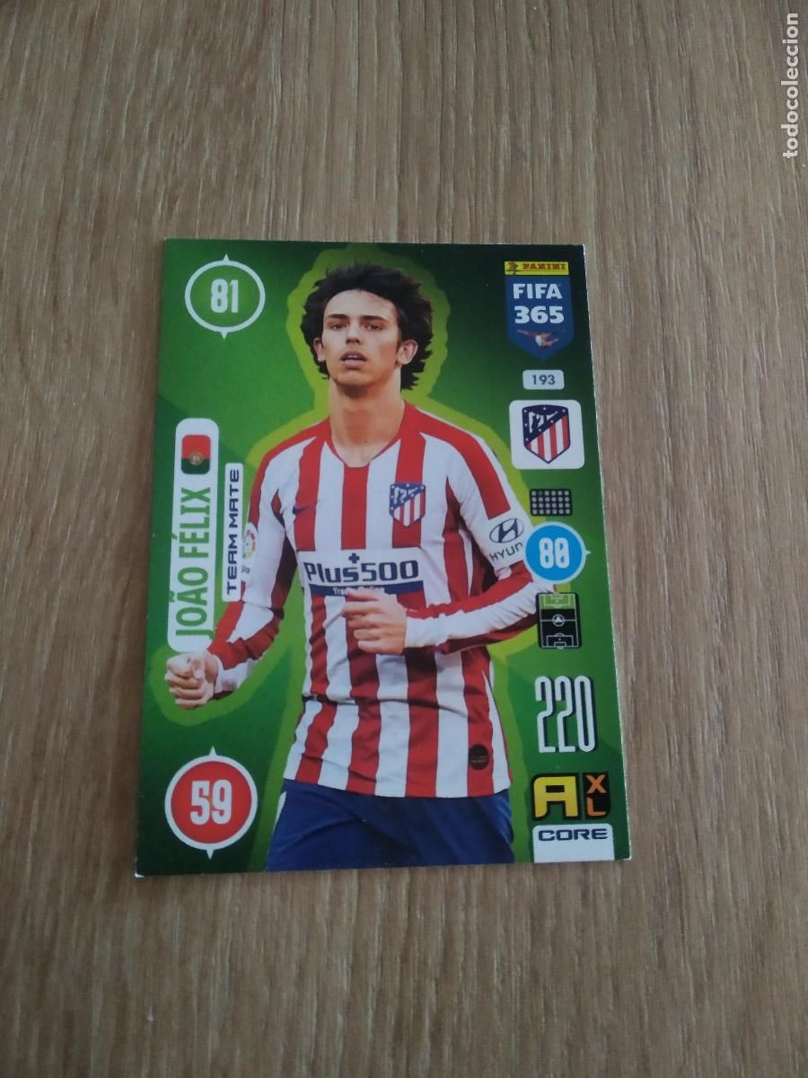 Figurine di Calcio: 193 JOAO FELIX ATLETICO DE MADRID CROMO FUTBOL PANINI ADRENALYN 20-21 FIFA 365 2020-2021
