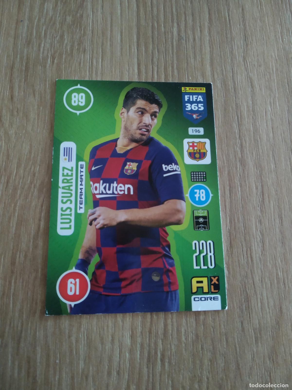 Figurine di Calcio: 196 LUIS SUAREZ BARCELONA BAR&Ccedil;A CROMO FUTBOL PANINI ADRENALYN 20-21 FIFA 365 2020-2021