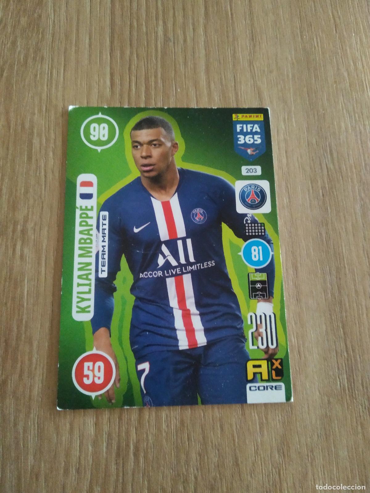 Cromos de F&uacute;tbol: 203 MBAPPE PARIS SAINT GERMAIN PSG CROMO FUTBOL PANINI ADRENALYN 20-21 FIFA 365 2020-2021