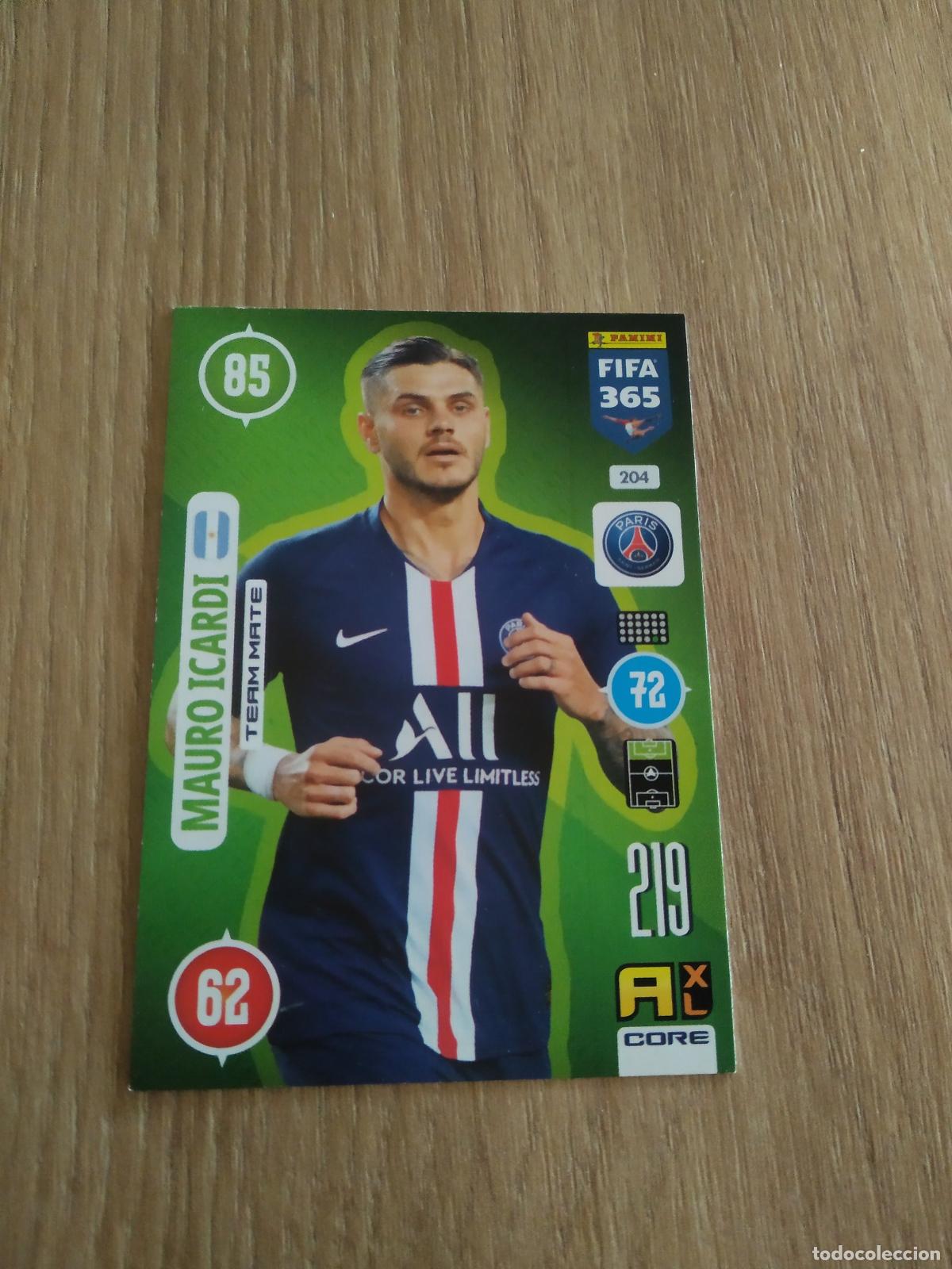 Cromos de F&uacute;tbol: 204 ICARDI PARIS SAINT GERMAIN PSG CROMO FUTBOL PANINI ADRENALYN 20-21 FIFA 365 2020-2021