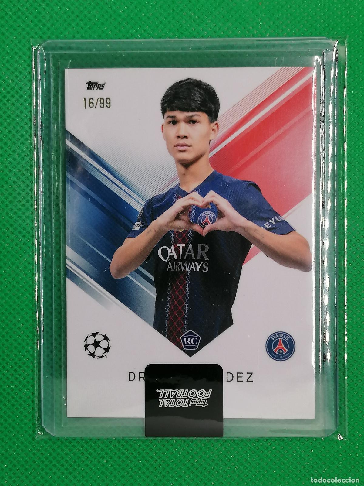 Cromos de F&uacute;tbol: DRO FERNANDEZ PARIS PSG ROOKIE BASE CARD /99 ⚽ TTF TOPPS TOTAL FOOTBALL 25 26 2025 2026 ⚽