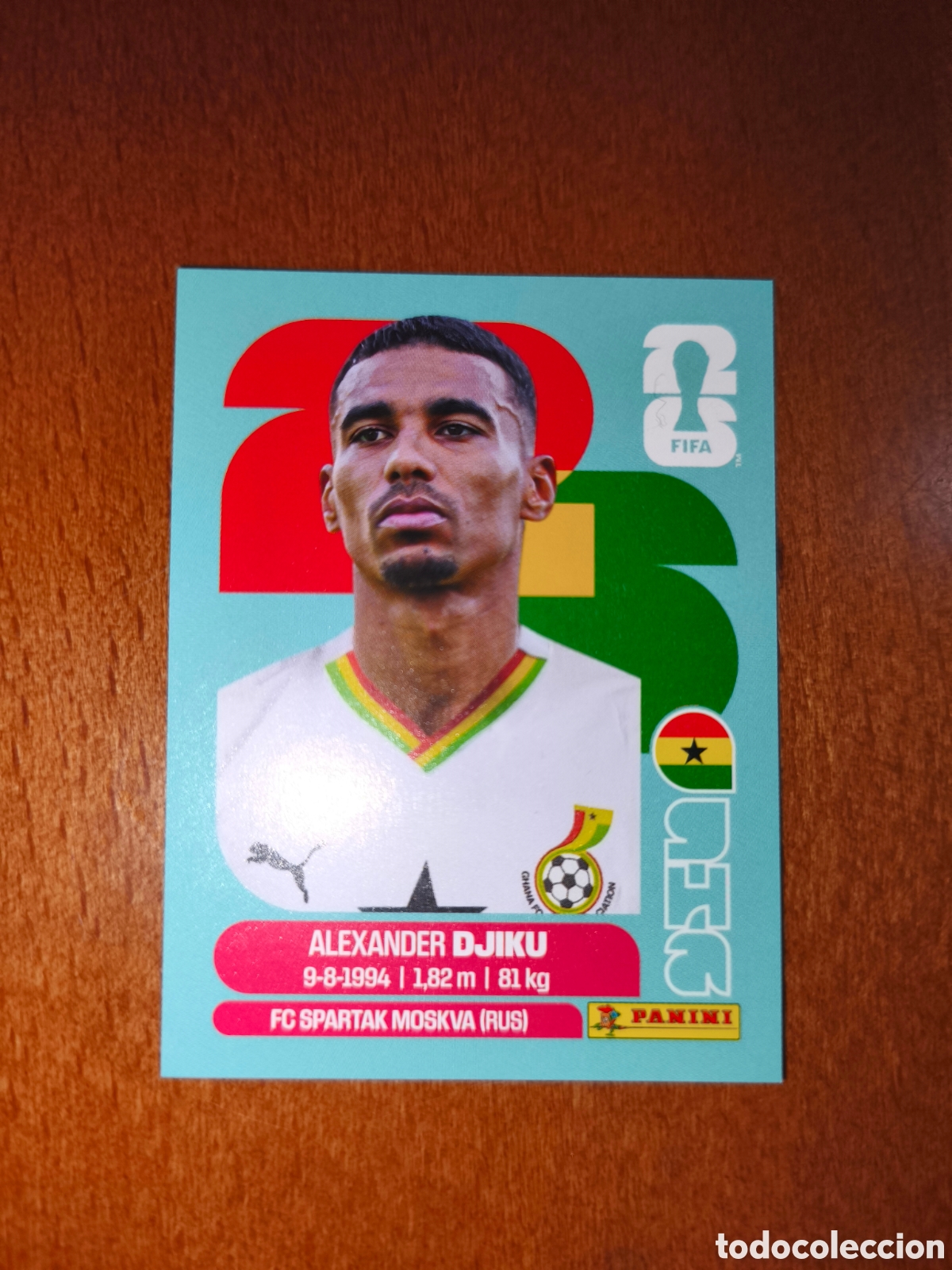 Cromos de F&uacute;tbol: GHA6 Alexander Djiku GHA 6 Fifa World Cup 2026 Ghana