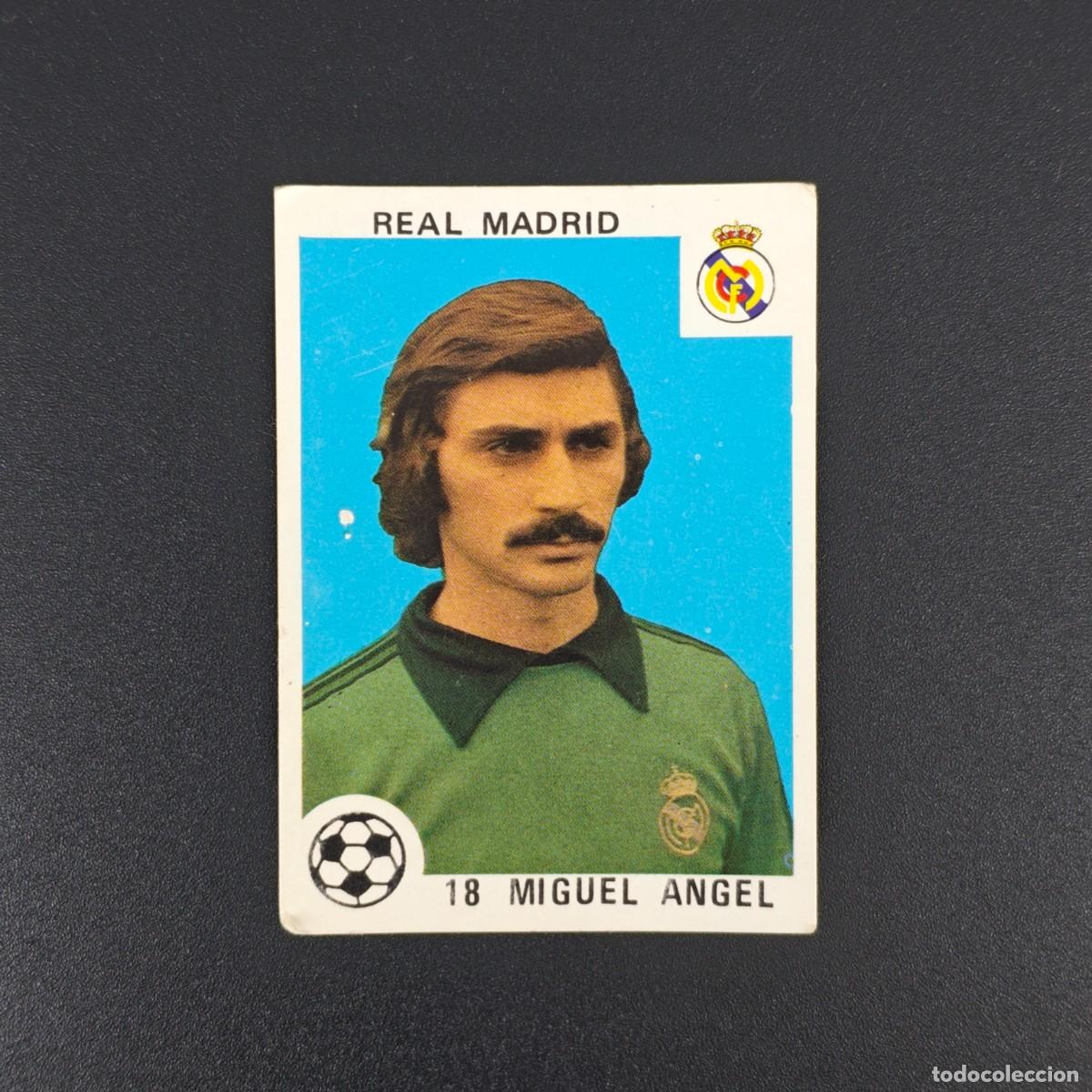 Cromos de F&uacute;tbol: CROMO LIGA ESPA&Ntilde;OLA MAGA MIGUEL ANGEL REAL MADRID NUNCA PEGADO SIN PEGAR 78 79 1978 1979 RA526