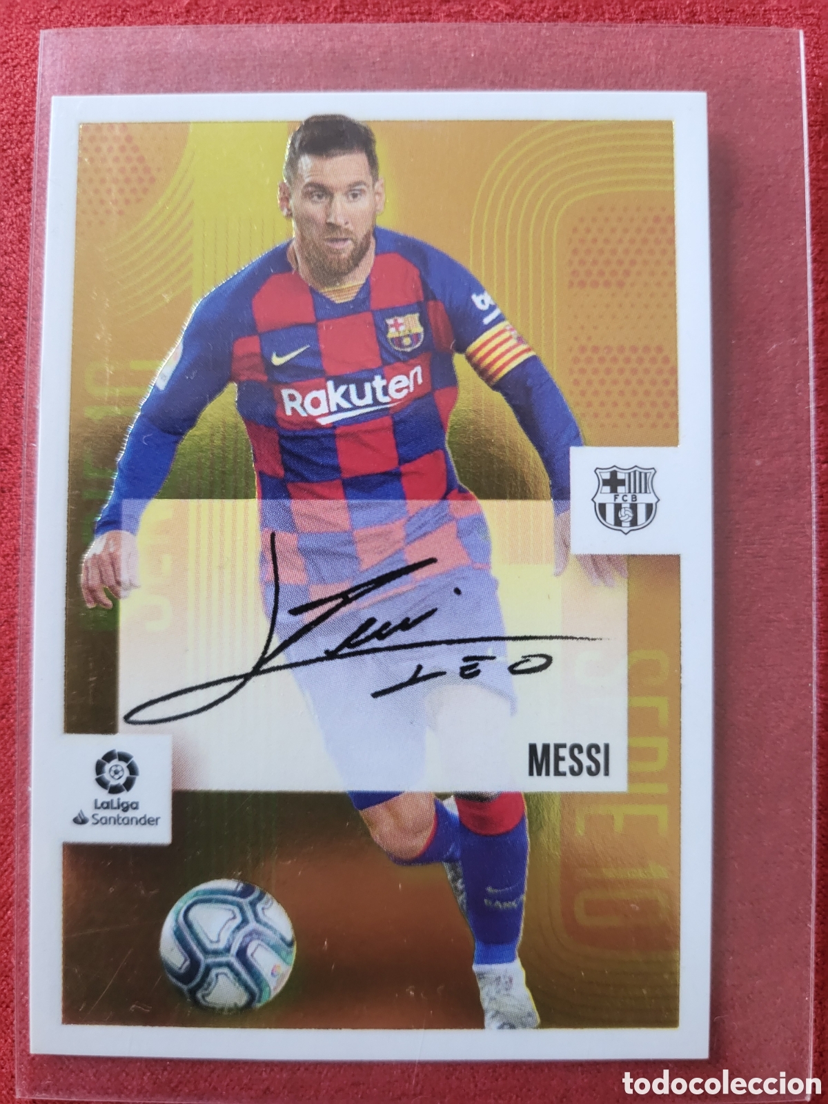 Cromos de F&uacute;tbol: 16 Leo Messi [Auto Digital] Serie 10 / La Liga Este 2020