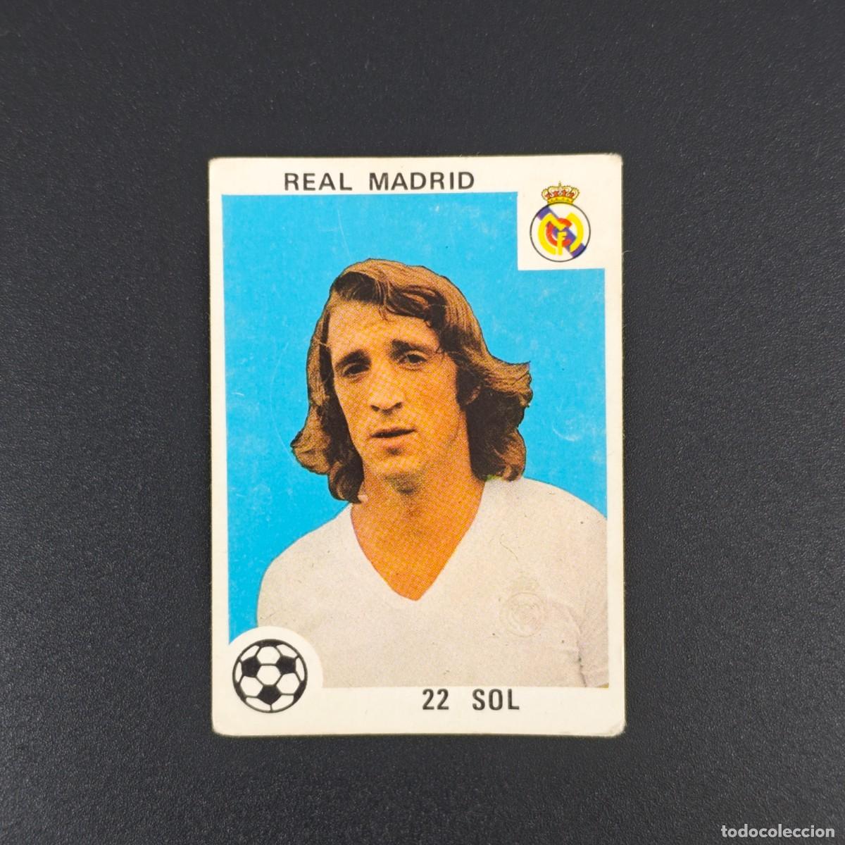 Fu&szlig;ball-Sticker: CROMO LIGA ESPA&Ntilde;OLA MAGA 22 SOL REAL MADRID NUNCA PEGADO SIN PEGAR 78 79 1978 1979 RA526