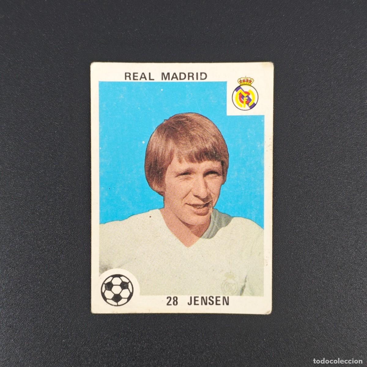 Fu&szlig;ball-Sticker: CROMO LIGA ESPA&Ntilde;OLA MAGA 28 JENSEN REAL MADRID NUNCA PEGADO SIN PEGAR 78 79 1978 1979 RA526