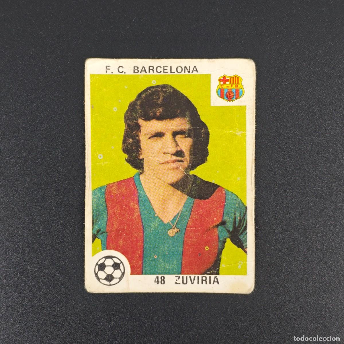 Cromos de F&uacute;tbol: CROMO LIGA ESPA&Ntilde;OLA MAGA 48 ZUVIRIA BARCELONA NUNCA PEGADO SIN PEGAR 78 79 1978 1979 RA526