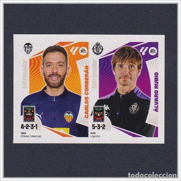 Cromos de F&uacute;tbol: LIGA ESTE 2024 2025 24 25 PANINI CORBERAN ALVARO RUBIO 42 MERCADO INVIERNO VALENCIA VALLADOLID ALBUM