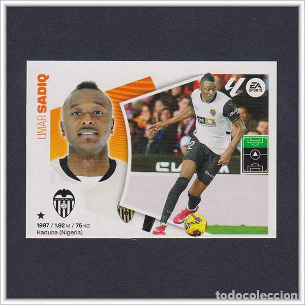 Cromos de F&uacute;tbol: LIGA ESTE 2024 2025 24 25 PANINI SADIQ 35 FICHAJE MERCADO INVIERNO VALENCIA COLECCI&Oacute;N ALBUM