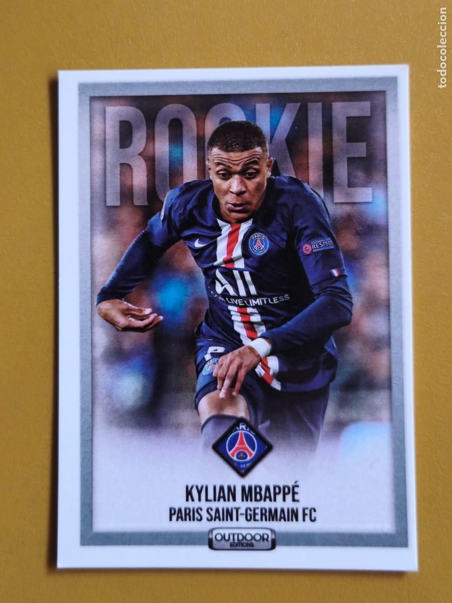 Fu&szlig;ball-Sticker: mbappe, card outdoor editions 2020