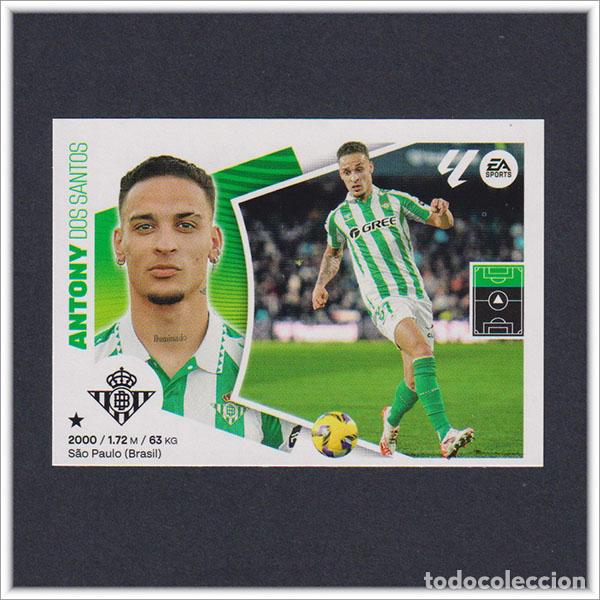 Figurine di Calcio: LIGA ESTE 2024 2025 24 25 PANINI ANTONY 11 FICHAJE MERCADO INVIERNO BETIS COLECCI&Oacute;N ALBUM