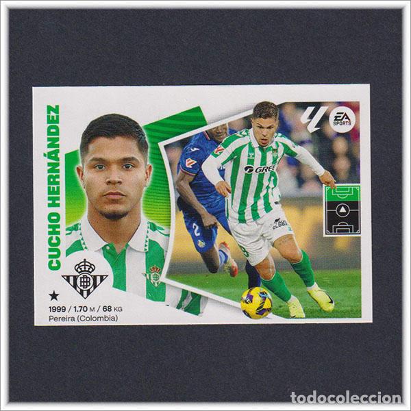 Football Stickers: LIGA ESTE 2024 2025 24 25 PANINI CUCHO HERNANDEZ 12 FICHAJE MERCADO INVIERNO BETIS COLECCI&Oacute;N ALBUM